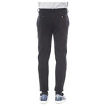 Verri Blue Viscose Men Pant Jeans & Pants Verri Dark Slate Gray