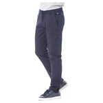 Verri Blue Polyester Men's Pant Verri Dark Slate Gray