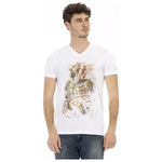 Trussardi Action White Cotton Men's T-Shirt TR-22832-S