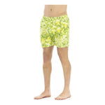 Just Cavalli Green Polyester Men Swimwear Short JU-22580-L