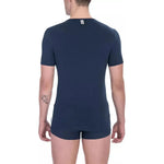 Bikkembergs Blue Cotton Men T-Shirt BI-21802-M