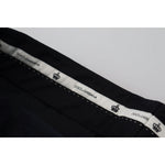 Dolce & Gabbana Black Wool Slim Formal Pants PAN73290 - 46