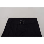 Dolce & Gabbana Black Nylon Slim Fit Stretch Pants PAN73326 - 48