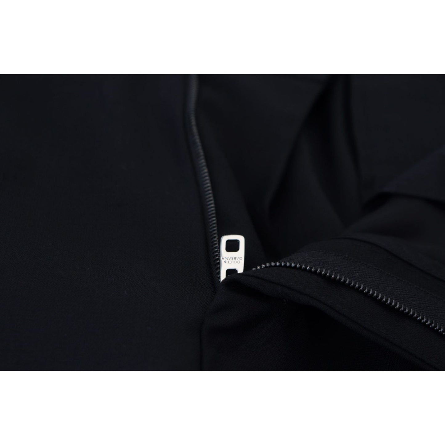 Dolce & Gabbana Black Wool Chino Formal Pants PAN73336 - 54