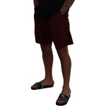 Dolce & Gabbana Maroon Cotton Bermuda Casual Shorts PAN74004 - 58