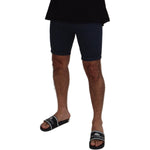 Dolce & Gabbana Blue Bermuda Low Waist Men Shorts PAN74017-IT44