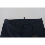 Dolce & Gabbana Blue Bermuda Low Waist Men Shorts PAN74017-IT44