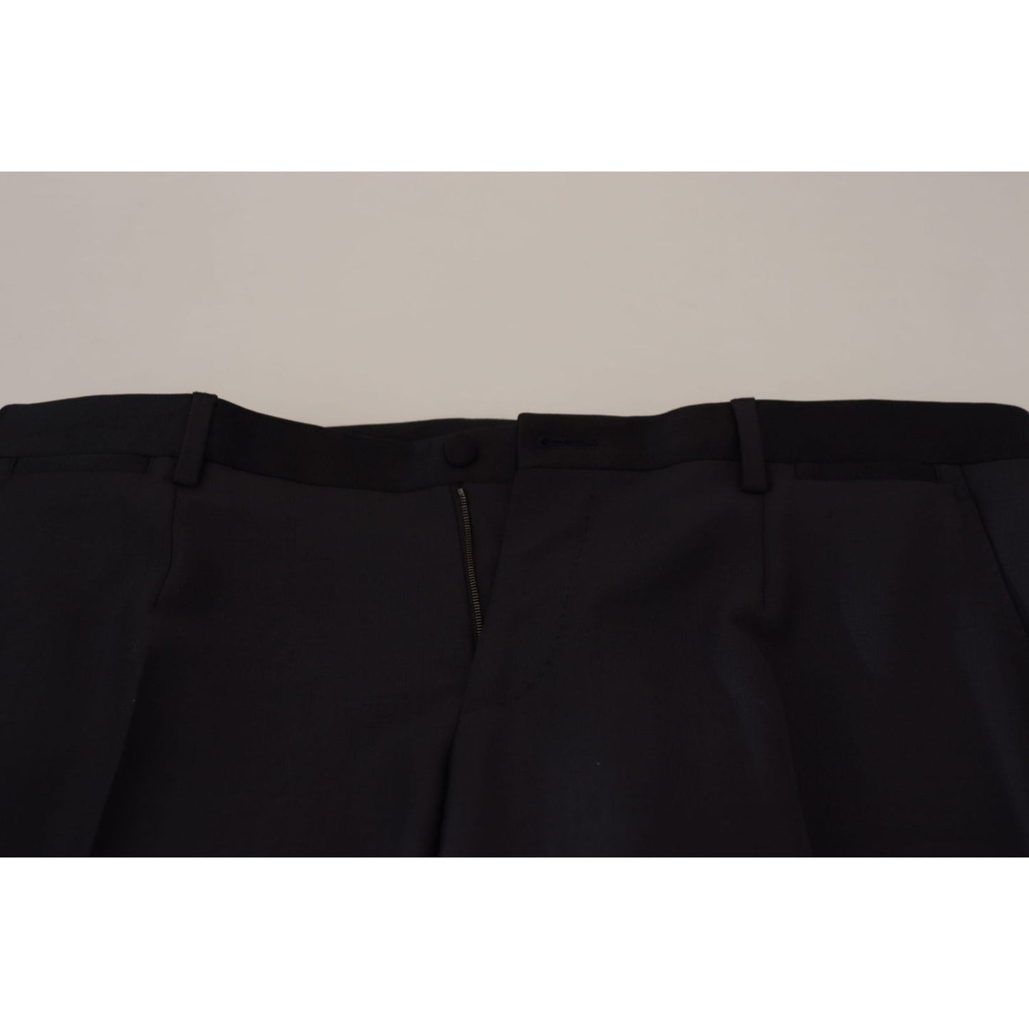 Dolce & Gabbana Black Wool Men Formal Pants PAN74040 - 50