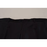 Dolce & Gabbana Black Wool Men Formal Pants PAN74040 - 50