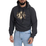 Dolce & Gabbana Gray Logo Cotton Hooded Sweatshirt Sweater TSH83028- 50