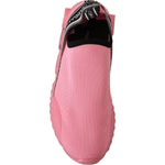 Dolce & Gabbana Pink Low Top Slip On Casual Sorrento Sneakers LA9117- 36.5