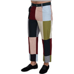 Dolce & Gabbana Multicolor Cotton Patchwork Pants PAN74272 - 48