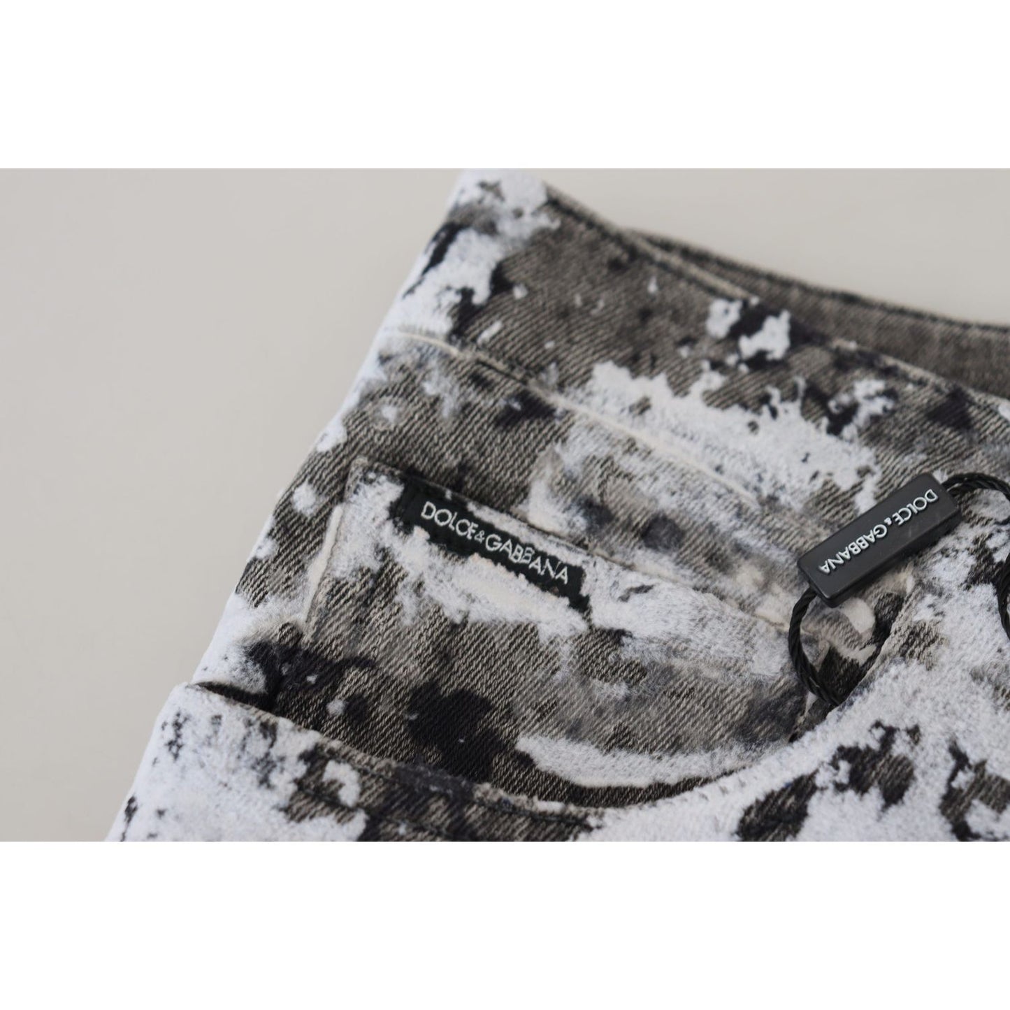 Dolce & Gabbana Multicolor Cotton Tie Dye Skinny Denim Jeans PAN74302 - 50