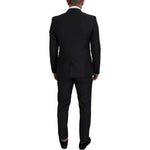Dolce & Gabbana Gray MARTINI 3 Piece Slim Fit Suit KOS2101- 48