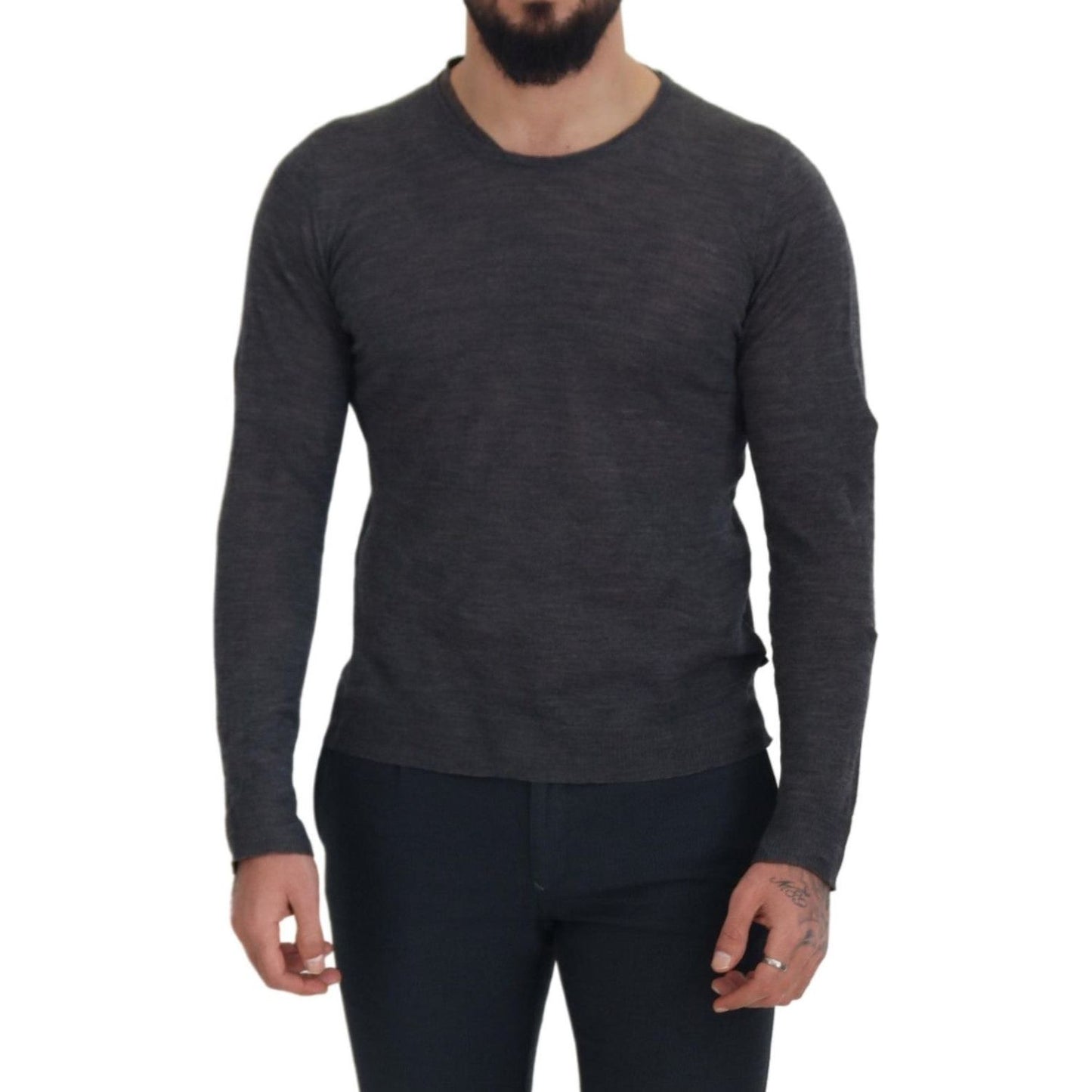 Costume National Gray Crewneck Pullover Sweater TSH8227 - 48