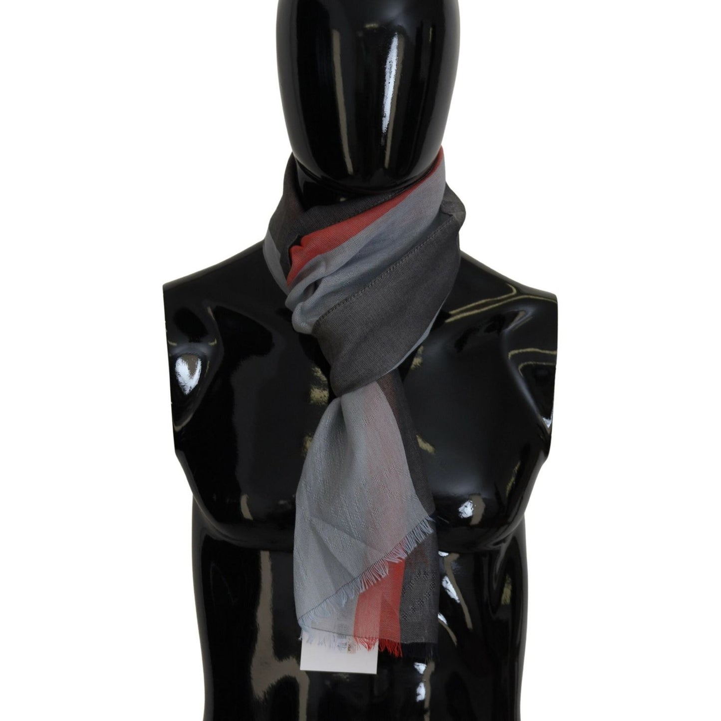 Costume National Multicolor Cotton Shawl Wrap Scarf MS6880