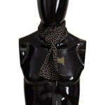 Dolce & Gabbana Brown Polka Dot Men Scarf Neck Wrap Shawl Scarf MS6323