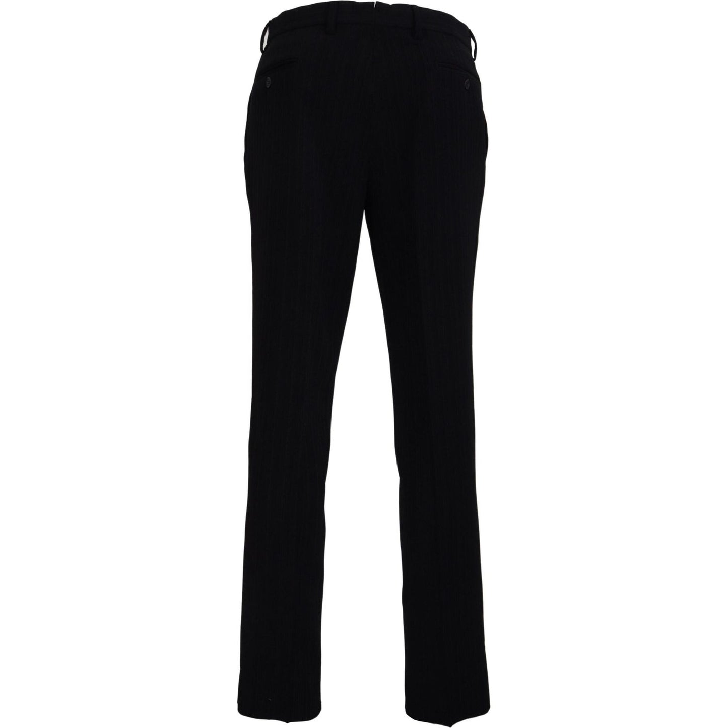 BENCIVENGA Black Cotton Straight Fit Men Formal Pants PAN71343 - 48