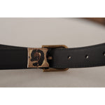 Dolce & Gabbana Brown Leopard Print Vintage Metal Waist Buckle Belt WMB140 - 65