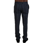 BENCIVENGA Elegant Multicolor Pure Wool Trousers BENCIVENGA Black