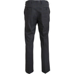 BENCIVENGA Elegant Checkered Wool Dress Pants for Men BENCIVENGA Dark Slate Gray