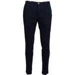 Domenico Tagliente Dark Blue Cotton Skinny Men Pants PAN74076 - 46