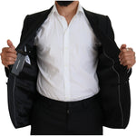 Dolce & Gabbana Black Slim Fit Formal Martini Blazer KOS2125- 50