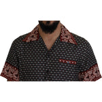 Dolce & Gabbana Multicolor Patterned Silk Casual Shirt TSH83588 - 37