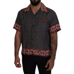 Dolce & Gabbana Multicolor Patterned Silk Casual Shirt TSH83588 - 37