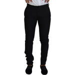 Dolce & Gabbana Black Polyester Men 2 Piece MARTINI Suit KOS2131 - 46