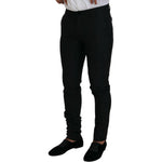 Dolce & Gabbana Black Polyester Men 2 Piece MARTINI Suit KOS2131 - 46