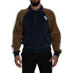 Dolce & Gabbana Multicolor Cotton Collared Pullover Sweater TSH83602 - 48