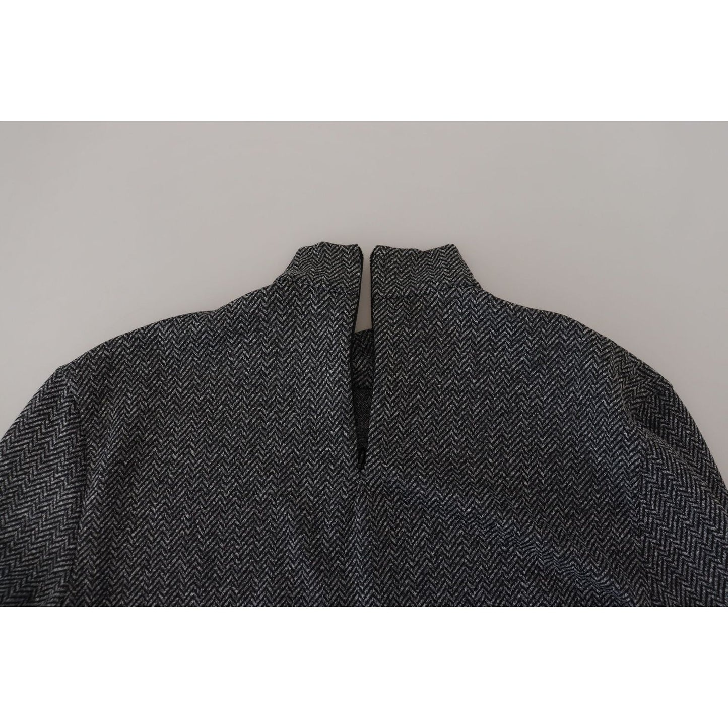 Dolce & Gabbana Dark Gray Nylon Turtleneck Pullover Sweater TSH83612 - 48