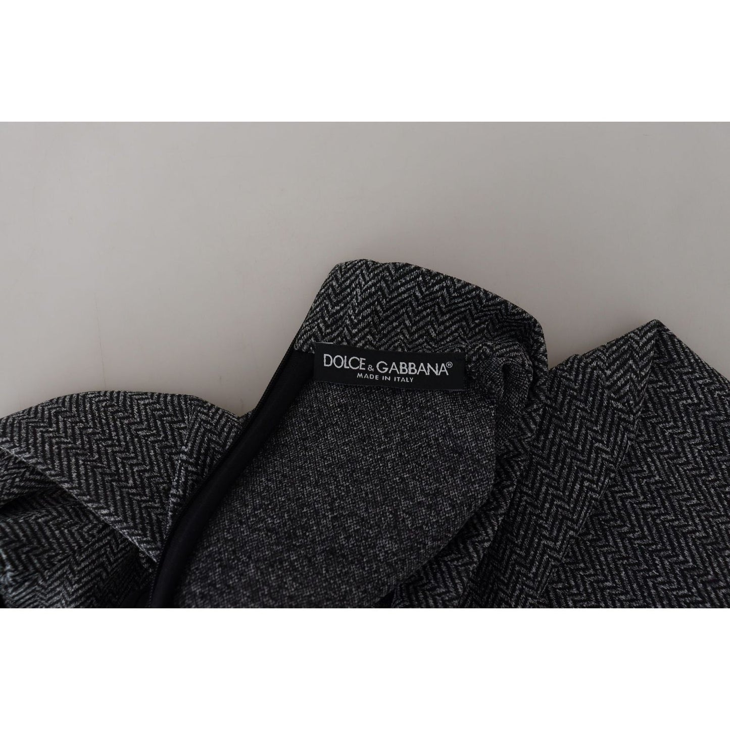 Dolce & Gabbana Dark Gray Nylon Turtleneck Pullover Sweater TSH83612 - 48