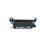 Michael Kors Cooper Large Blue Multi Leather Embroidered Logo Utility Belt Bag 27166