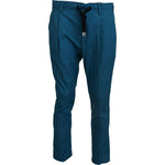 Dolce & Gabbana Blue Cotton Chinos Trousers Pants PAN74540- 44