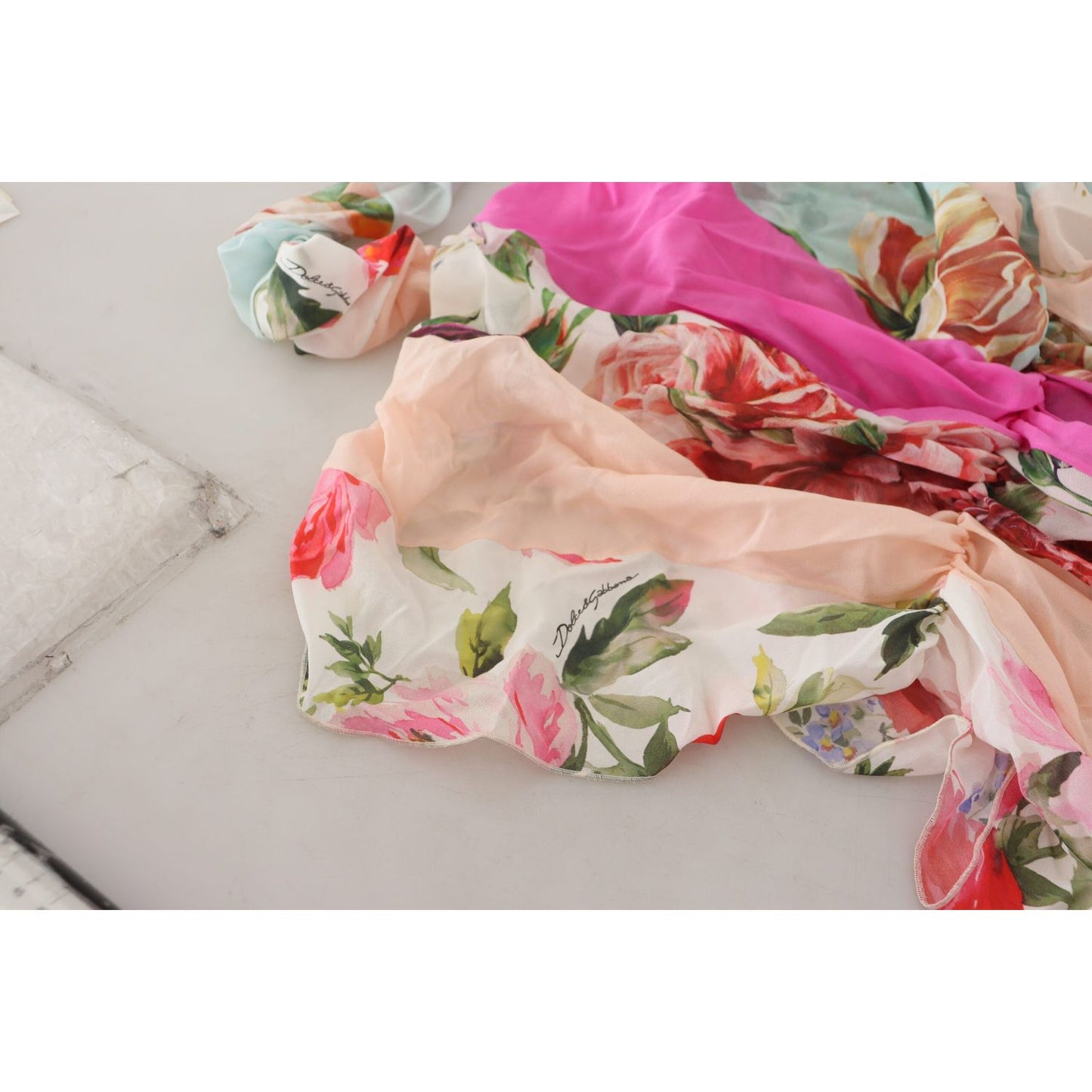 Dolce & Gabbana Multicolor Silk Floral Bodycon Sheath Dress DR28852-42