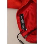 Dolce & Gabbana Metallic Red High Waist Polyester Mini Skirt SKI1853 - 40