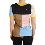 Dolce & Gabbana Multicolor Cotton DG Love Patchwork TSH8068- 36