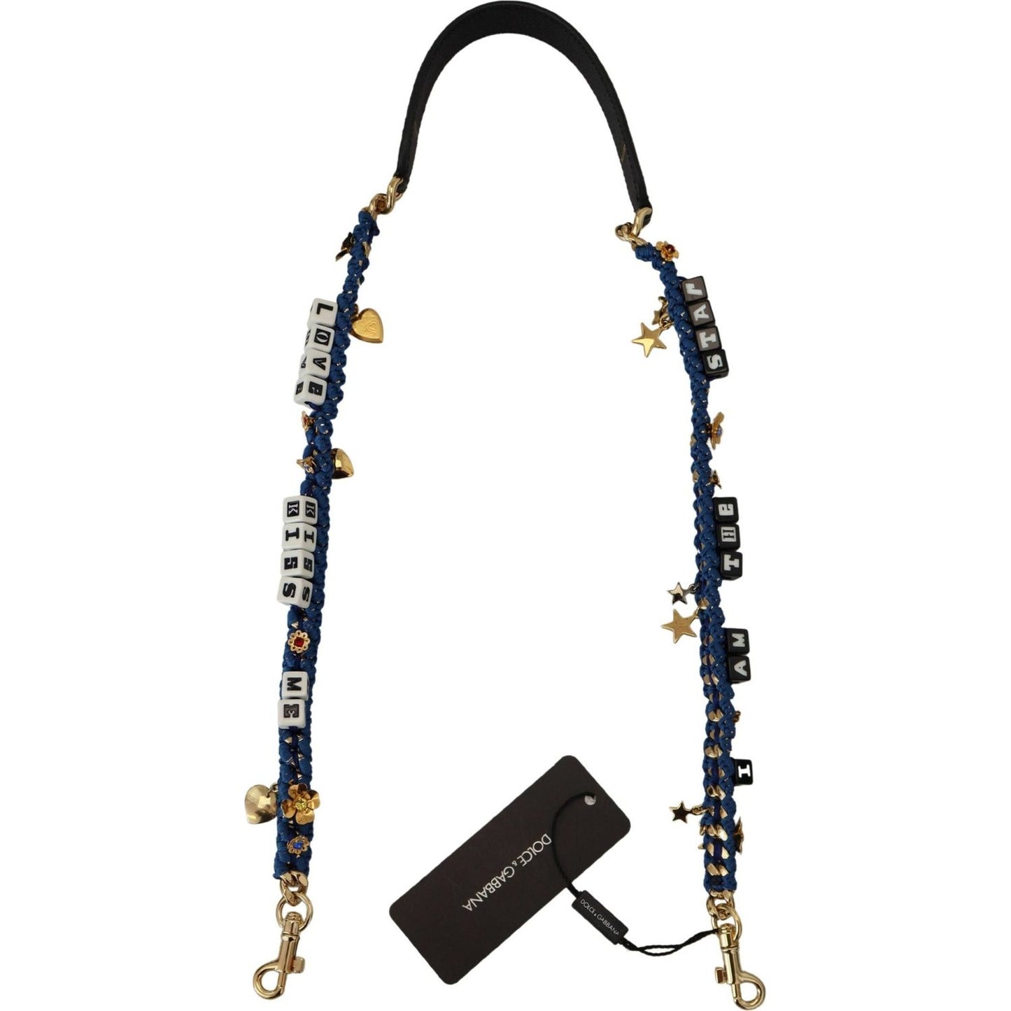 Dolce & Gabbana Multicolor Embellished Bag Shoulder Strap SMY101113