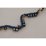 Dolce & Gabbana Multicolor Embellished Bag Shoulder Strap SMY101113