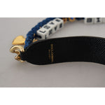 Dolce & Gabbana Multicolor Embellished Bag Shoulder Strap SMY101113