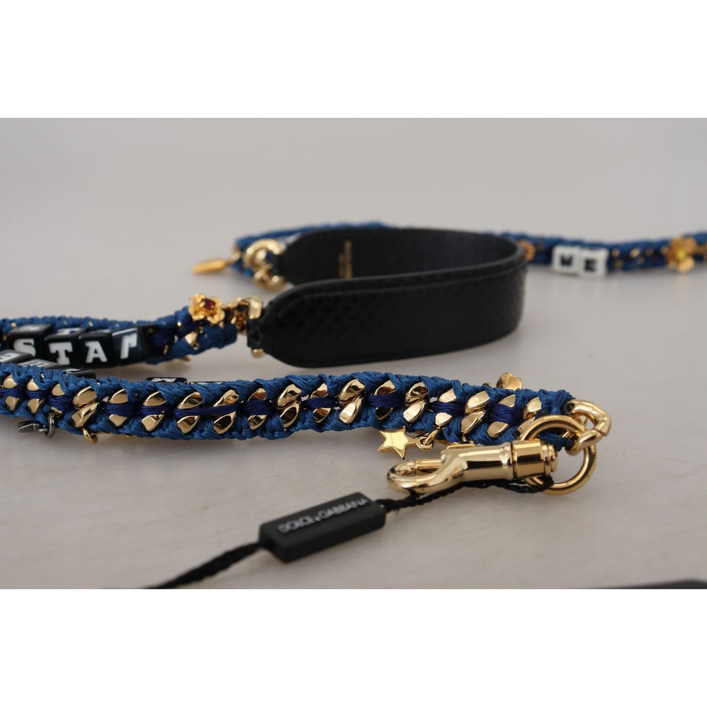 Dolce & Gabbana Multicolor Embellished Bag Shoulder Strap SMY101113