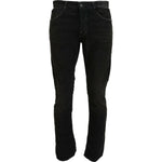 Costume National Gray Cotton Corduroy Men Casual Jeans PAN74676-48