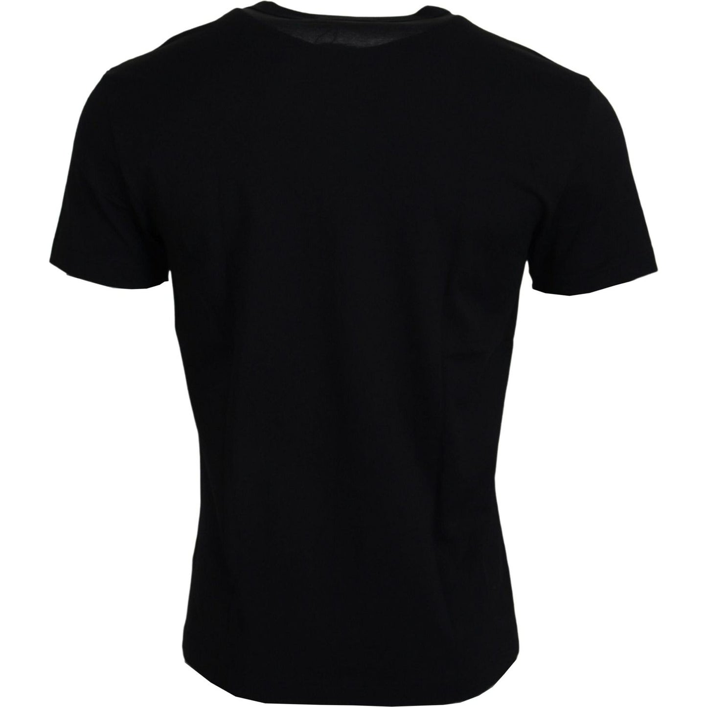 Dolce & Gabbana Black Sneak Peek Cotton Short Sleeve T-shirt TSH83668- 46