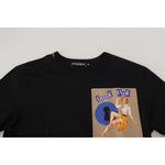 Dolce & Gabbana Black Sneak Peek Cotton Short Sleeve T-shirt TSH83668- 46