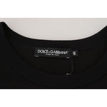 Dolce & Gabbana Black Sneak Peek Cotton Short Sleeve T-shirt TSH83668- 46