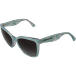 Dolce & Gabbana Blue DG4190 Lace Crystal Acetate Butterfly Sunglasses GLA1273