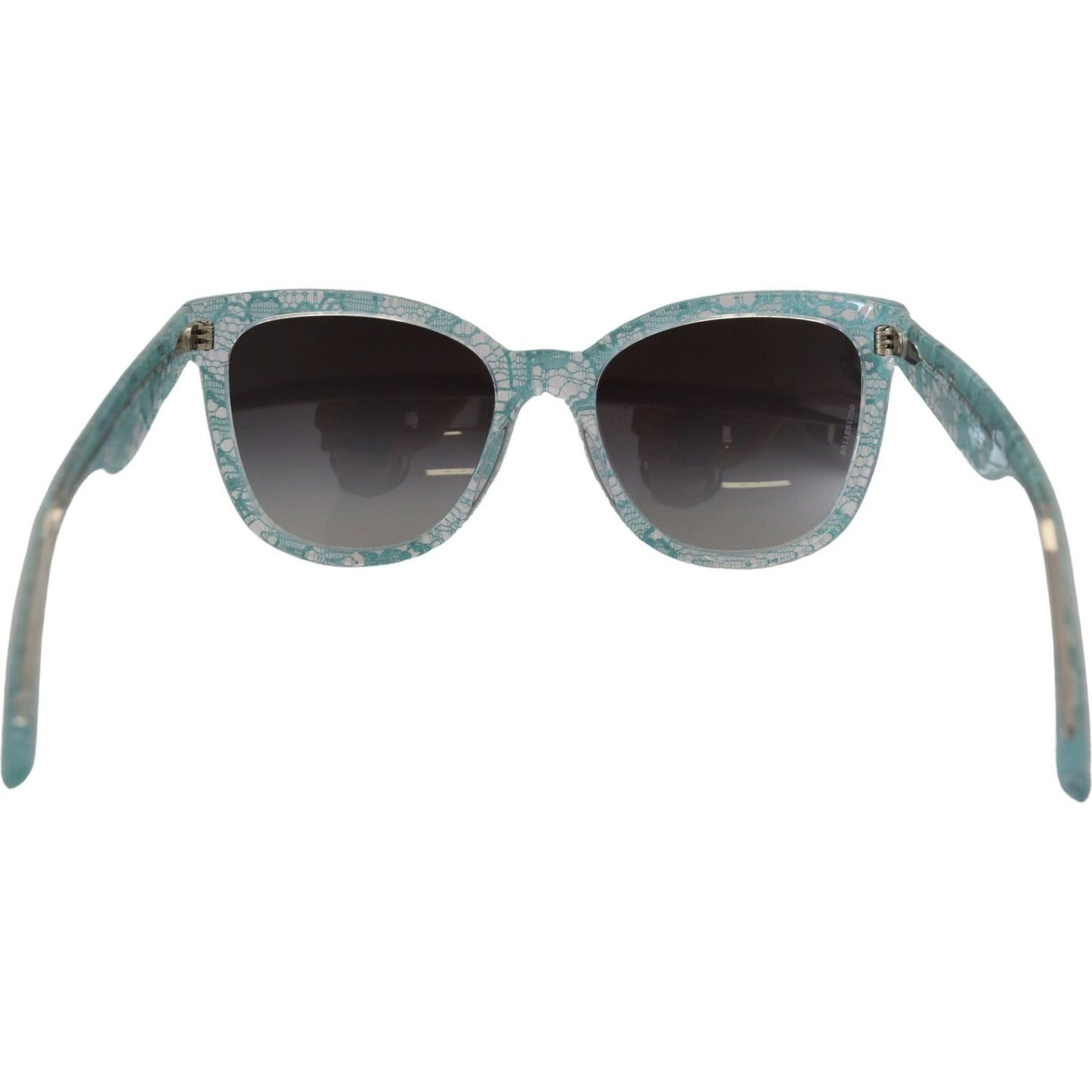 Dolce & Gabbana Blue DG4190 Lace Crystal Acetate Butterfly Sunglasses GLA1273