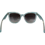 Dolce & Gabbana Blue DG4190 Lace Crystal Acetate Butterfly Sunglasses GLA1273